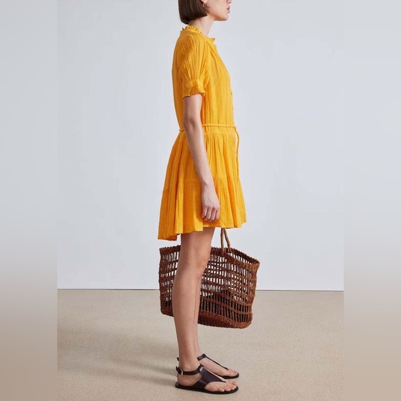 Apiece Apart Las Alturas Dress - Tangelo - Picture 3 of 4